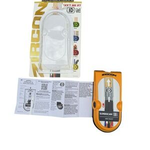 Zircon SuperScan 1.5-in Scan‎ Depth Metal and Wood Stud Finder Open Box Tested